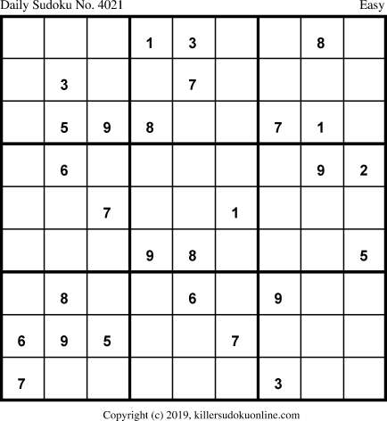 Killer Sudoku for 3/7/2019