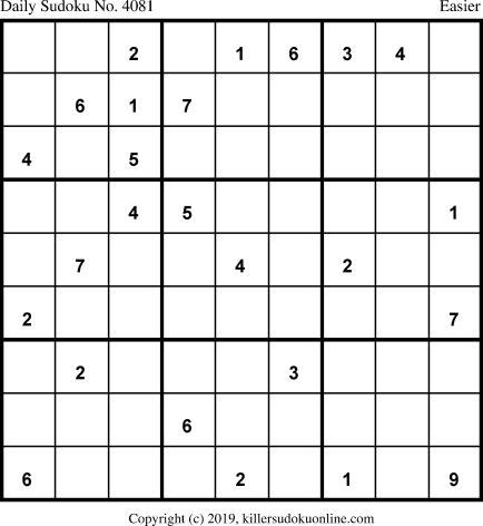 Killer Sudoku for 5/6/2019