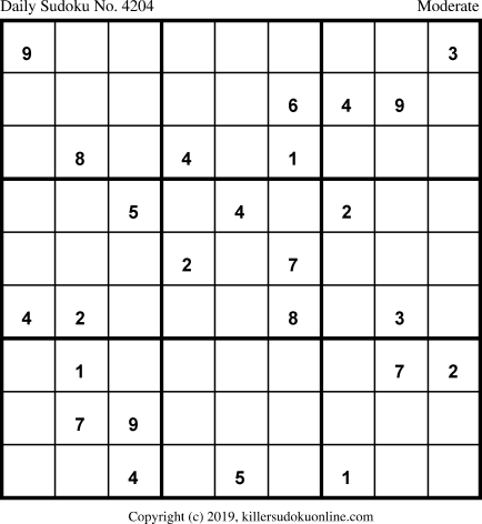 Killer Sudoku for 9/6/2019
