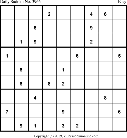 Killer Sudoku for 1/11/2019