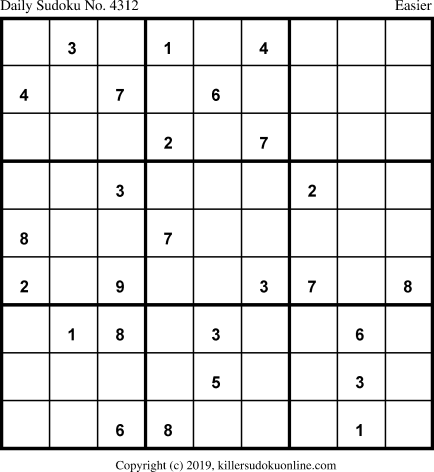 Killer Sudoku for 12/23/2019