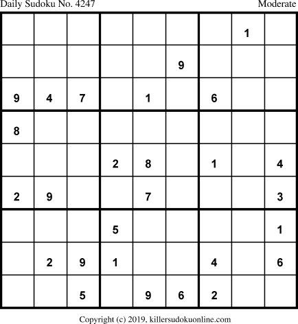 Killer Sudoku for 10/19/2019