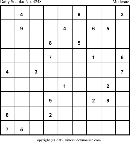 Killer Sudoku for 10/20/2019