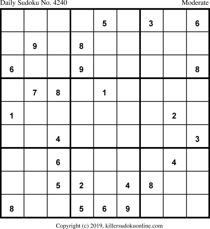 Killer Sudoku for 10/12/2019