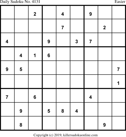 Killer Sudoku for 6/25/2019