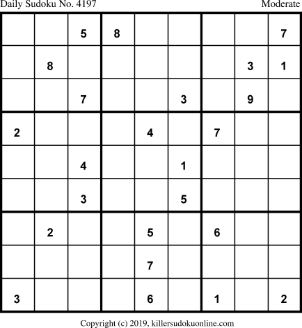 Killer Sudoku for 8/30/2019