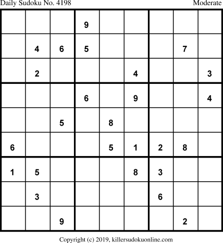 Killer Sudoku for 8/31/2019