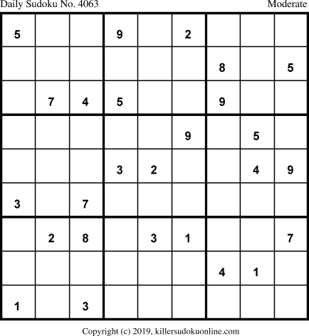 Killer Sudoku for 4/18/2019