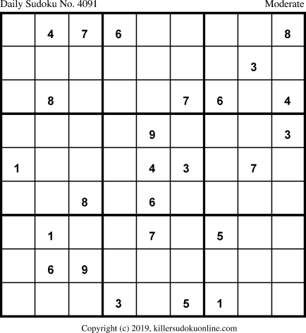 Killer Sudoku for 5/16/2019
