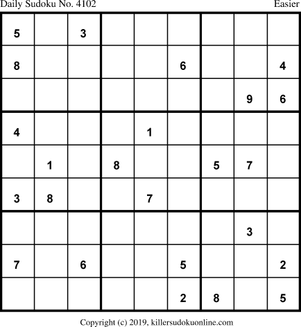 Killer Sudoku for 5/27/2019
