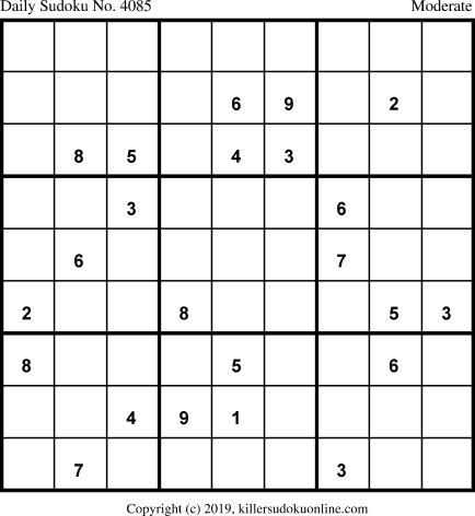 Killer Sudoku for 5/10/2019