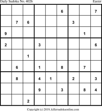 Killer Sudoku for 3/12/2019