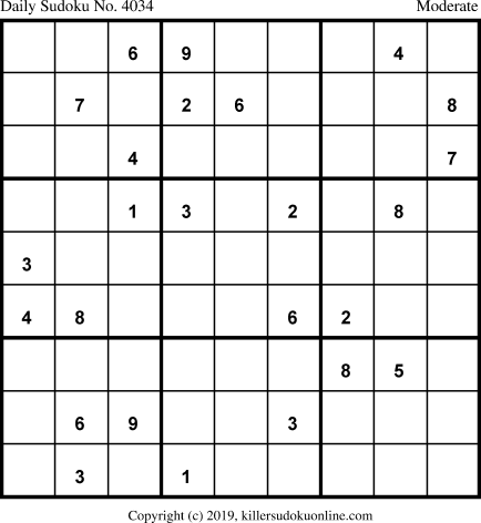 Killer Sudoku for 3/20/2019