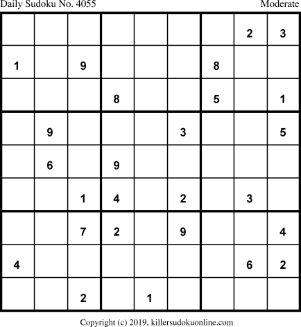 Killer Sudoku for 4/10/2019