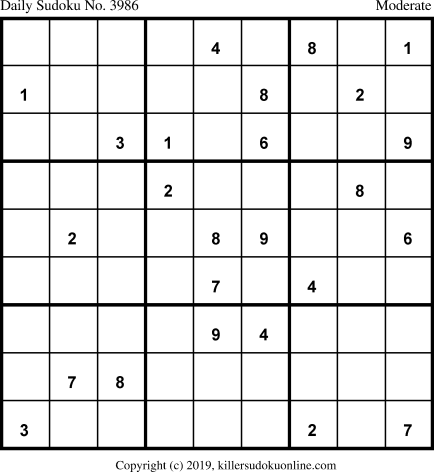 Killer Sudoku for 1/31/2019