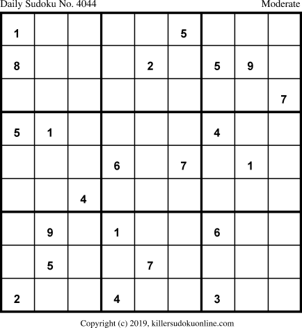 Killer Sudoku for 3/30/2019