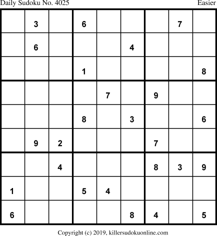 Killer Sudoku for 3/11/2019