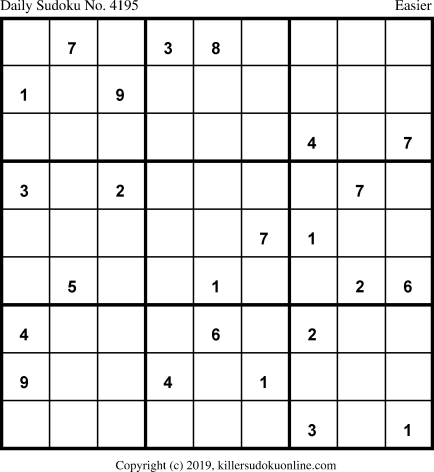 Killer Sudoku for 8/28/2019