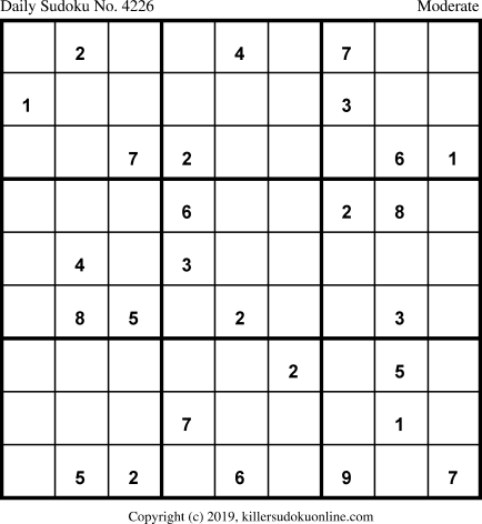 Killer Sudoku for 9/28/2019