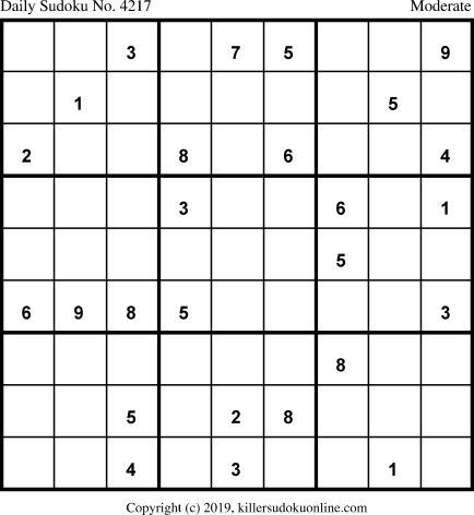 Killer Sudoku for 9/19/2019