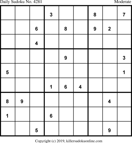 Killer Sudoku for 11/22/2019