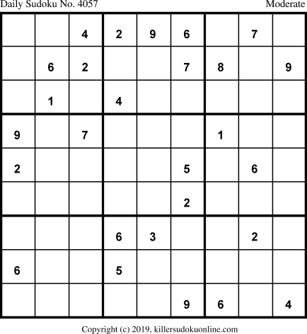 Killer Sudoku for 4/12/2019