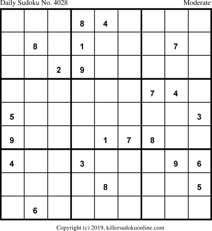 Killer Sudoku for 3/14/2019