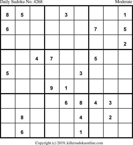 Killer Sudoku for 11/9/2019