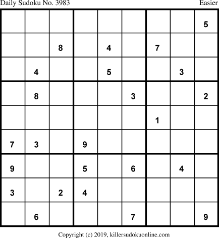 Killer Sudoku for 1/28/2019