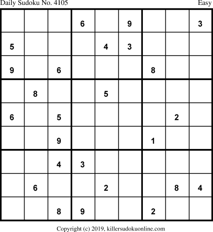 Killer Sudoku for 5/30/2019