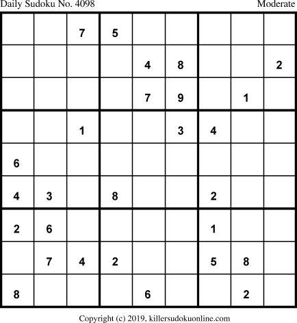 Killer Sudoku for 5/23/2019