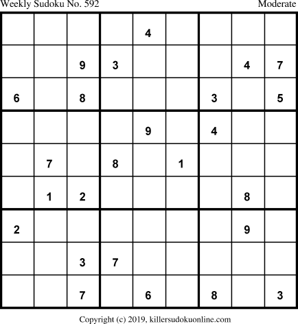 Killer Sudoku for 7/8/2019