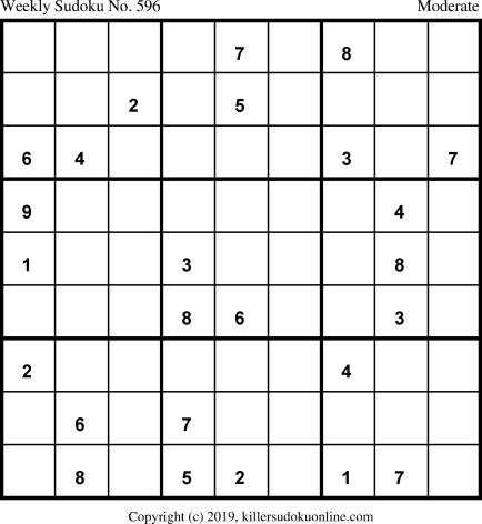 Killer Sudoku for 8/5/2019