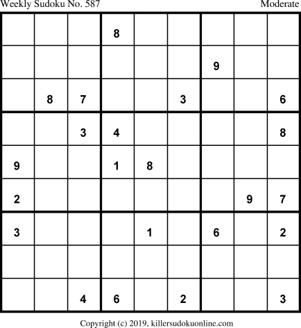 Killer Sudoku for 6/3/2019