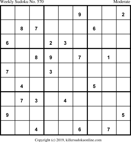 Killer Sudoku for 2/4/2019