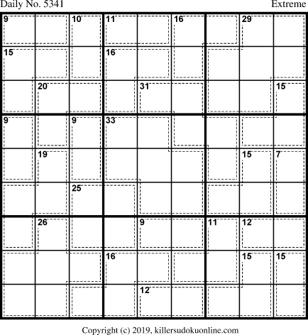 Killer Sudoku for 8/2/2020