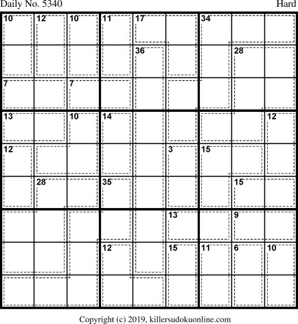Killer Sudoku for 8/1/2020