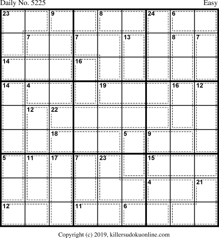Killer Sudoku for 4/8/2020