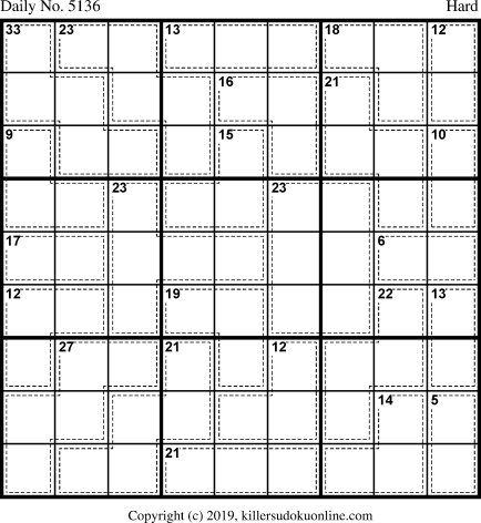 Killer Sudoku for 1/10/2020