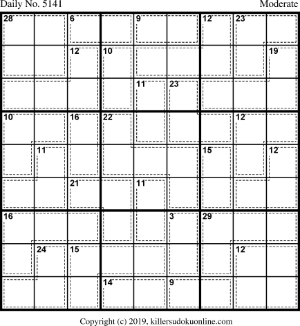 Killer Sudoku for 1/15/2020
