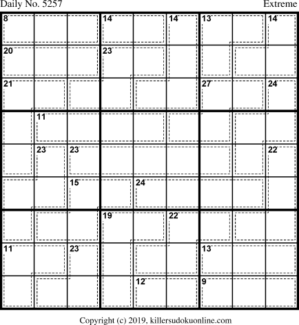 Killer Sudoku for 5/10/2020