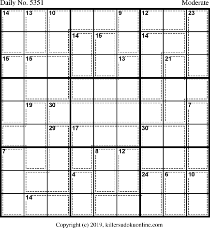 Killer Sudoku for 8/12/2020