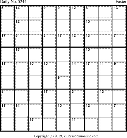 Killer Sudoku for 4/27/2020