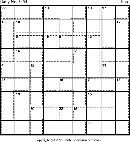 Killer Sudoku for 8/15/2020