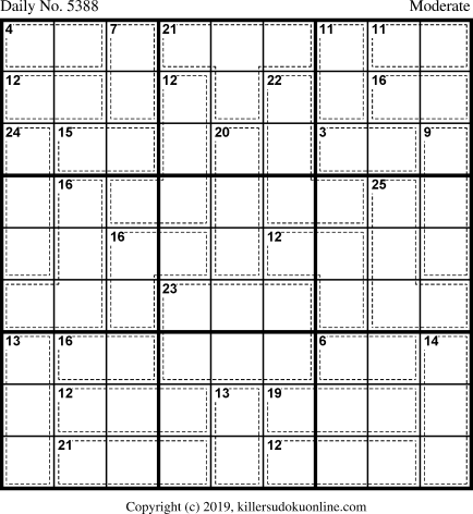 Killer Sudoku for 9/18/2020