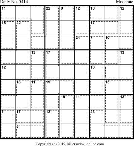 Killer Sudoku for 10/14/2020