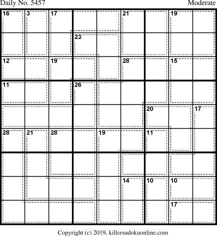 Killer Sudoku for 11/26/2020