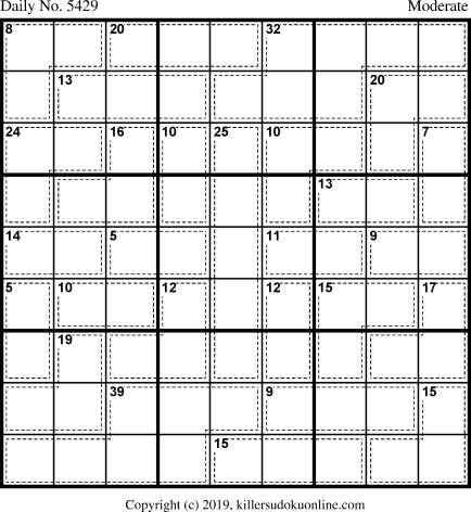 Killer Sudoku for 10/29/2020