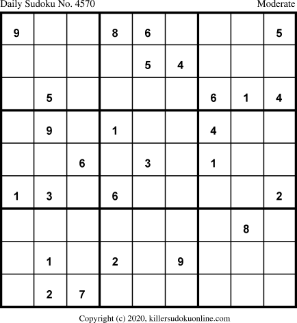 Killer Sudoku for 9/6/2020