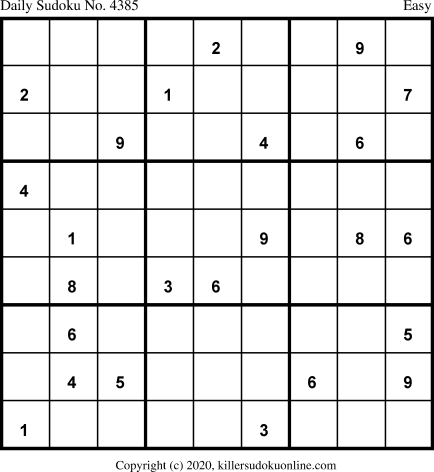 Killer Sudoku for 3/5/2020